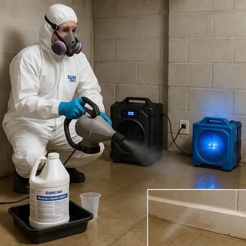 Sanitization and Odor Removal process in Geneseo, IL